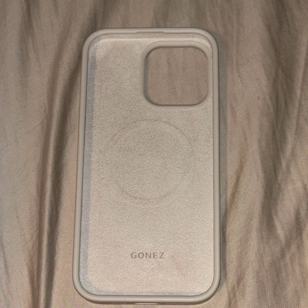 Beige/White Phone Case